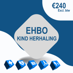Button Eerstehulpinternationaal EHBO kind herhaling-Recovered